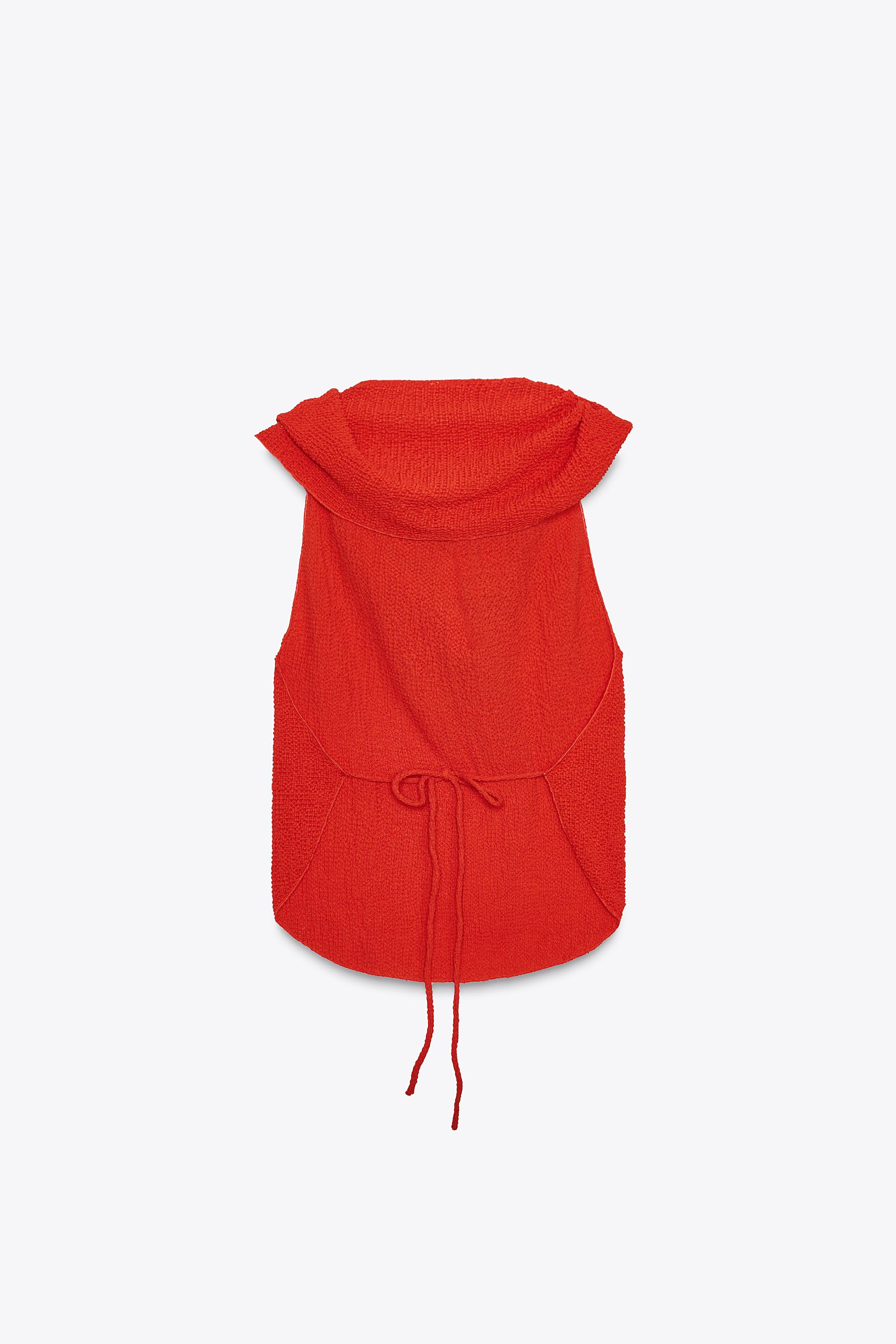 MULTI-POSITION LAYERED TEXTURED TOP